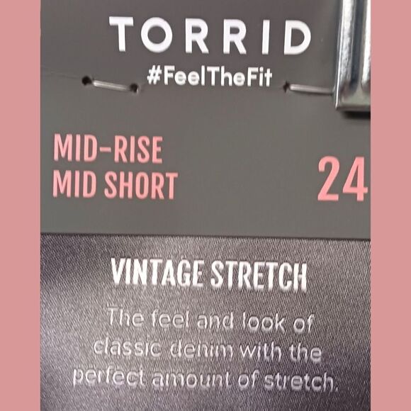 TORRID NEW Women's  Plus Size Boyfriend Vintage Stretch Midrise Short. - Picture 11 of 14
